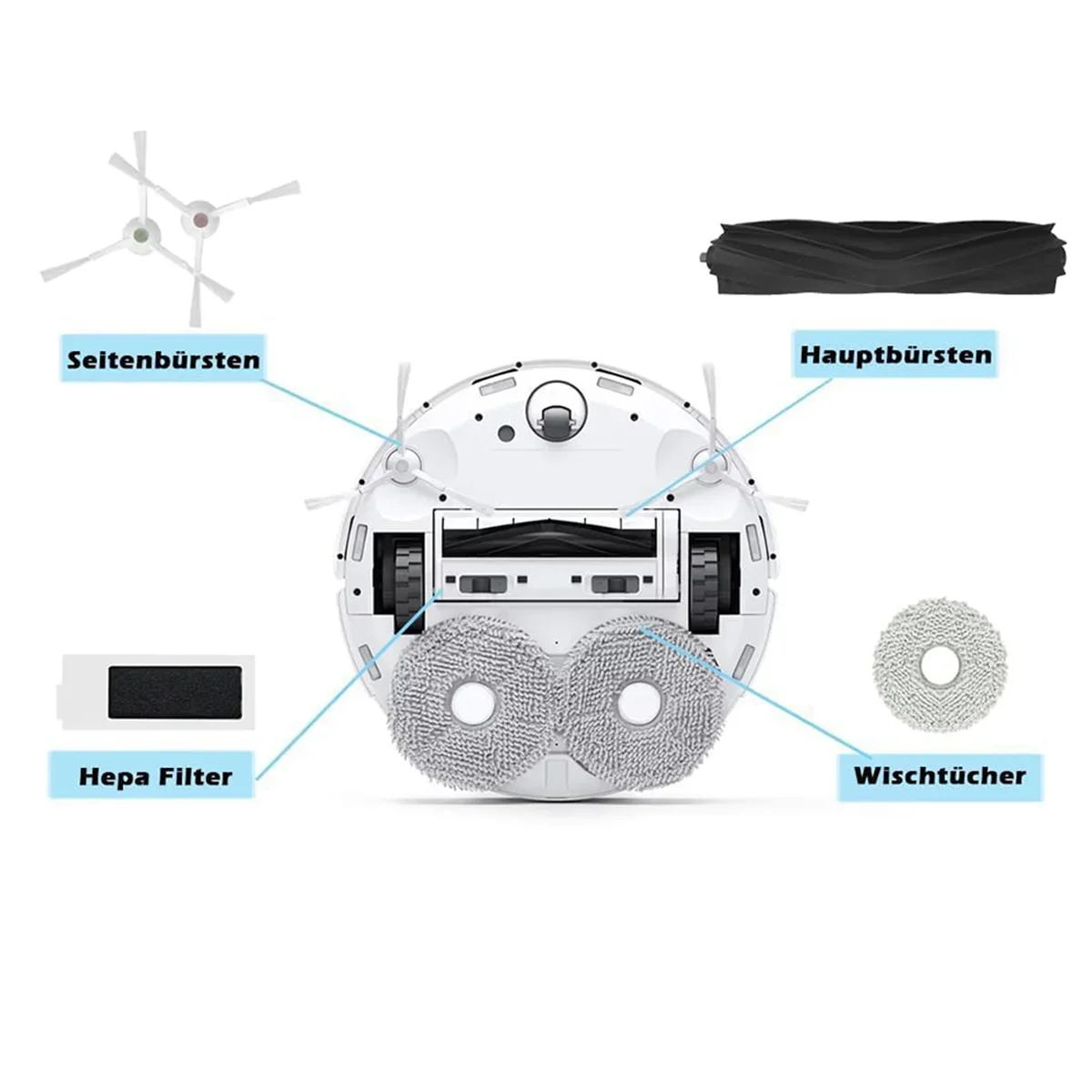 For Ecovacs Deebot T20 OMNI T20e T20 Pro Robot Vacuum Cleane