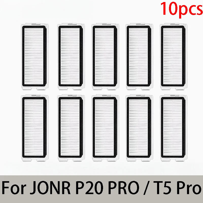 For JONR P20 PRO / T5 Pro Robot Vacuum Cleaner Accessories Main Side Brush Hepa Filter Mop Cloth Dust Bag Replacement