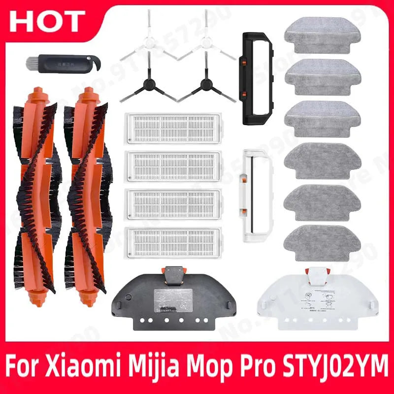 Main Side Brush Mop Cloth HEPA Filter For Xiaomi Mi Robot Va
