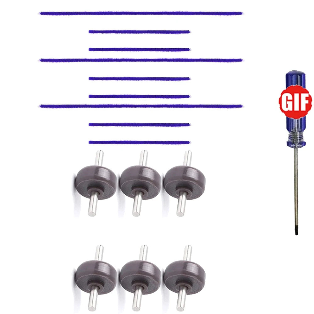 FOR DYSON V6 V7 V8 V10 V11 Direct Drive Head Soleplate Wheels SPS Replacement Set Non-Soft Roller With Cleaning Tweezers