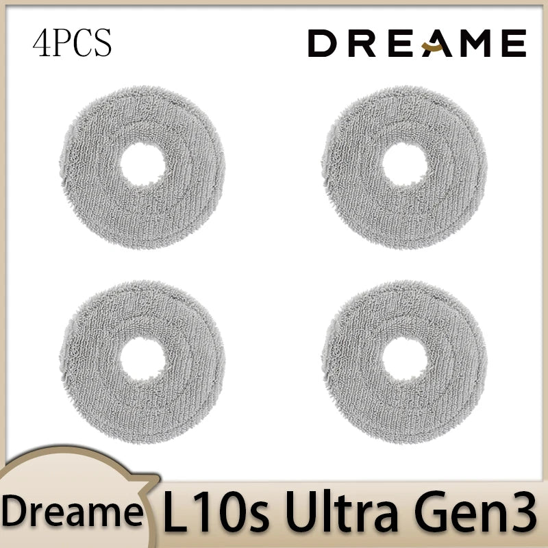 Dreame L10s Ultra Gen3 Robot Vacuum Cleaner Accessories Main Brush Side Brush HEPA Filter Mop Cloths Dust Bag Par