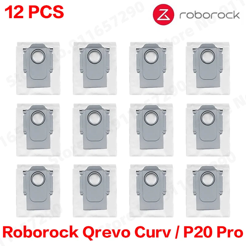 Roborock Qrevo Curv / P20 Pro Robot Vacuum Cleaner Hepa Filter Mop Cloth Dust Bag Accessories Replacement Parts