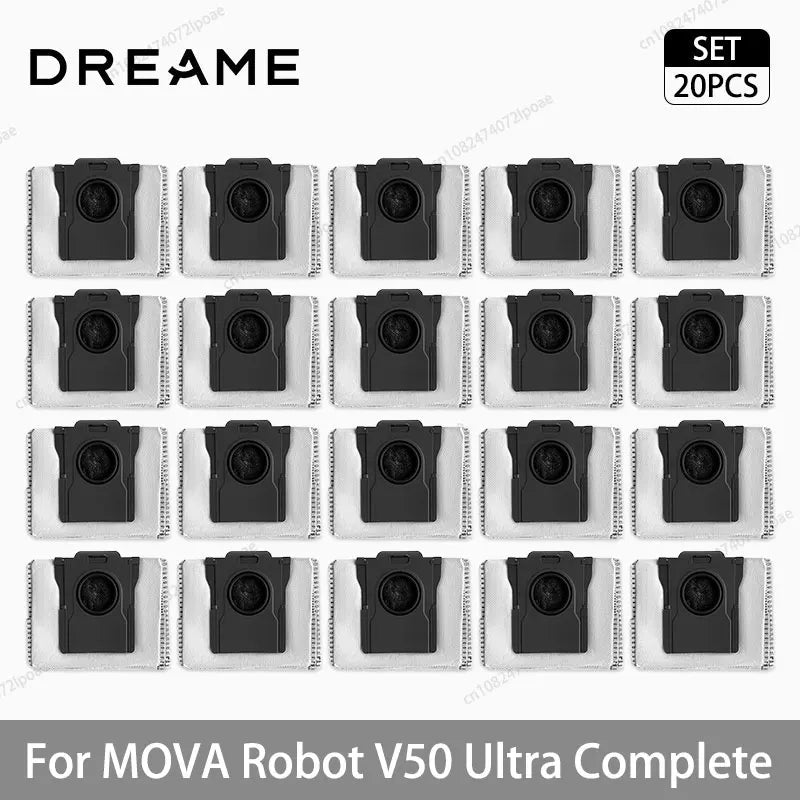 Dreame MOVA V50 Ultra Complete Robot Vacuum Cleaner Replacement Accessories Main Side Brush Mop Cloth Hepa Filter Dust Bag Spare