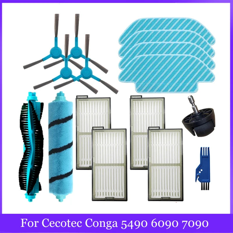 Accessories For Cecotec Conga 5490 6090 7090 Robot Vacuum Cl