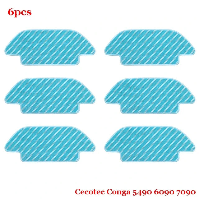 Accessories For Cecotec Conga 5490 6090 7090 Robot Vacuum Cleaner Main Side Brush Hepa Filter Mop Cloth Replacement Spare Parts