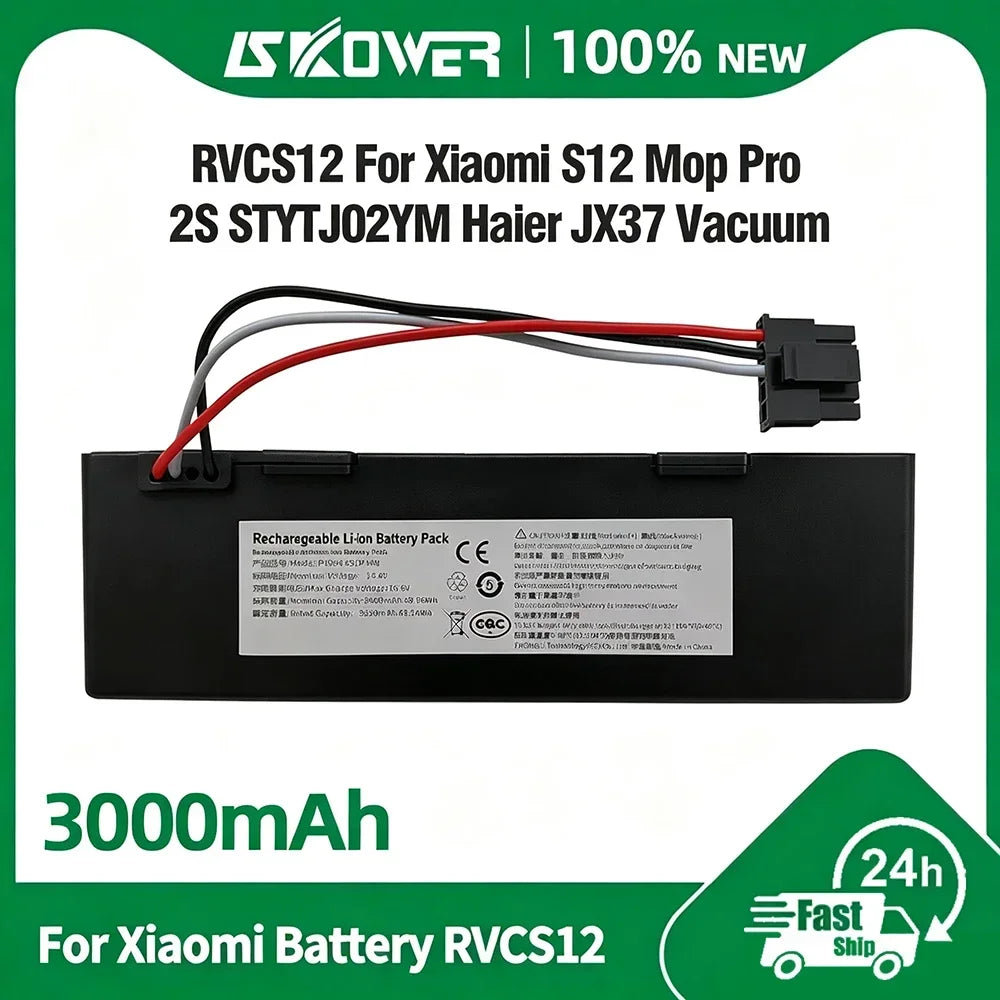 SKOWER STYTJ02YM Battery for Xiaomi Mop Pro P 2S S12 Yunmi M