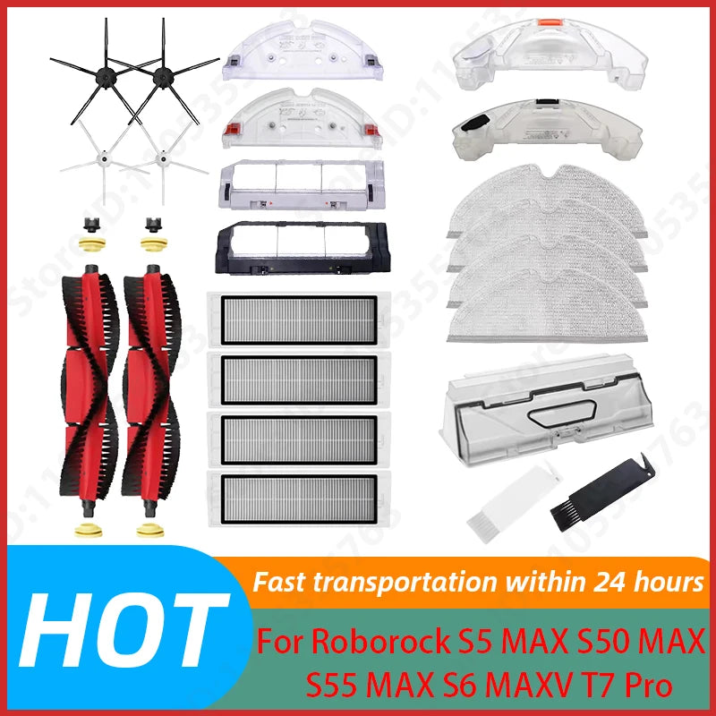Roborock S5 MAX S50 MAX S55 MAX S6 MAXV HEPA Filter Side/Mai