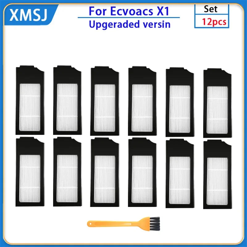 For Ecovacs Deebot X1 OMNI Dust Box Accessories X1 TURBO / T10 Robot Vacuum Cleaner Dust Bin HEPA filter Replacement spare parts