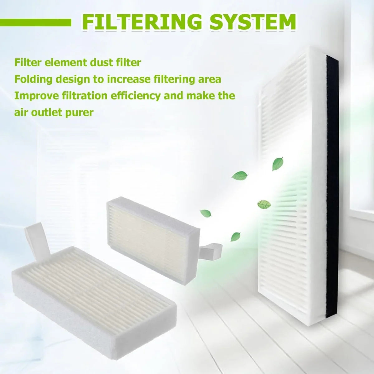 HEPA Filters Replacement for ILIFE V3 V3s Pro V5 V5s Pro V50