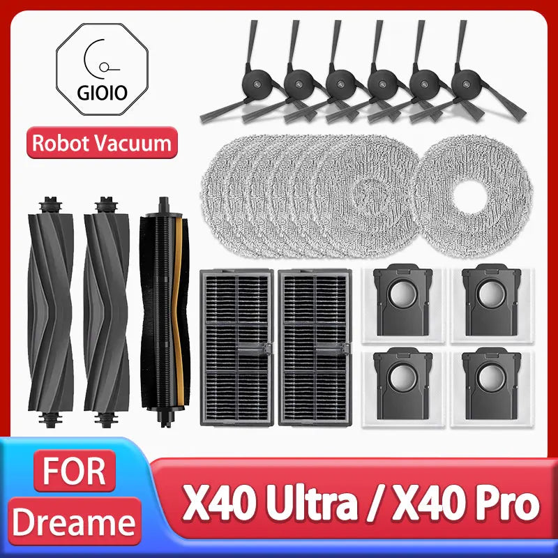 Dreame X40 Ultra / X40 Pro Accessories Rubber Main Side Brus