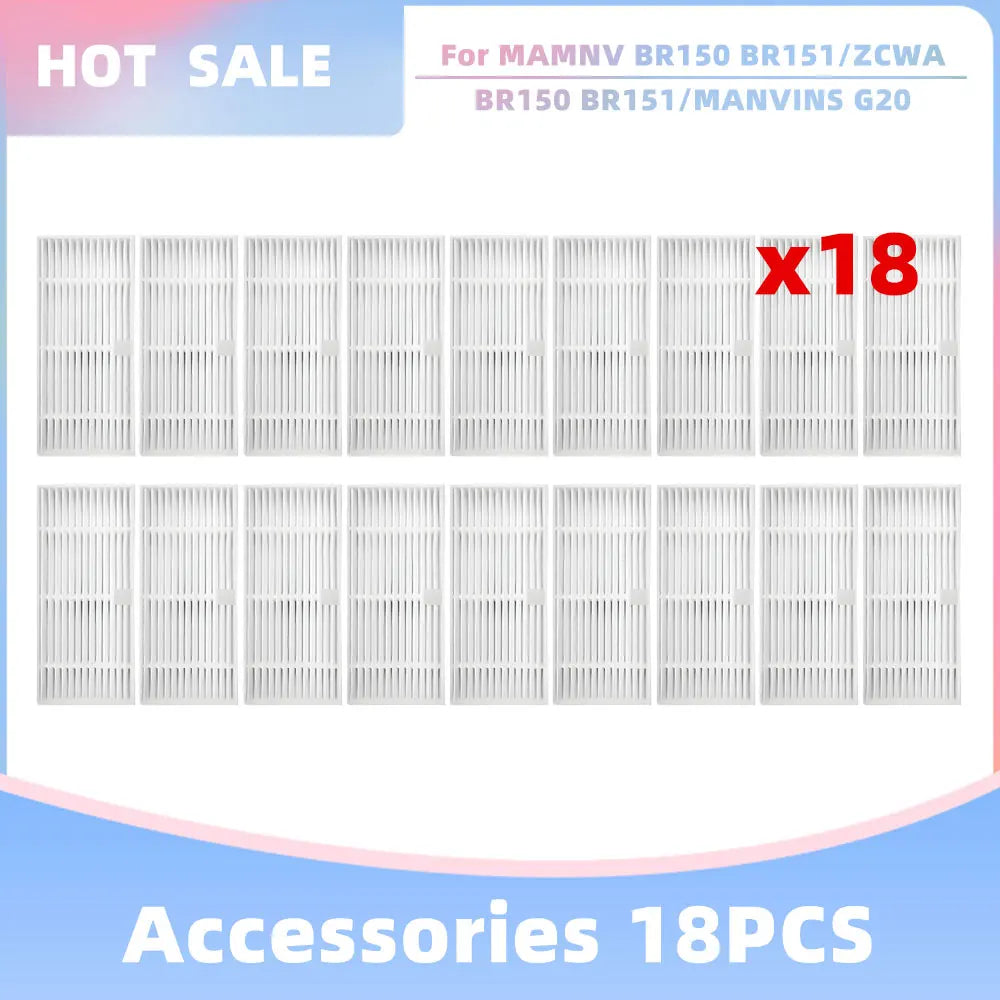 Fit For Teendow G20 iMartine BR151 DEERMA S40 XIEBro Life BR151 MAMNV BR150 BR151 Conga M10 Midea VCR04G Brush Filter Mop