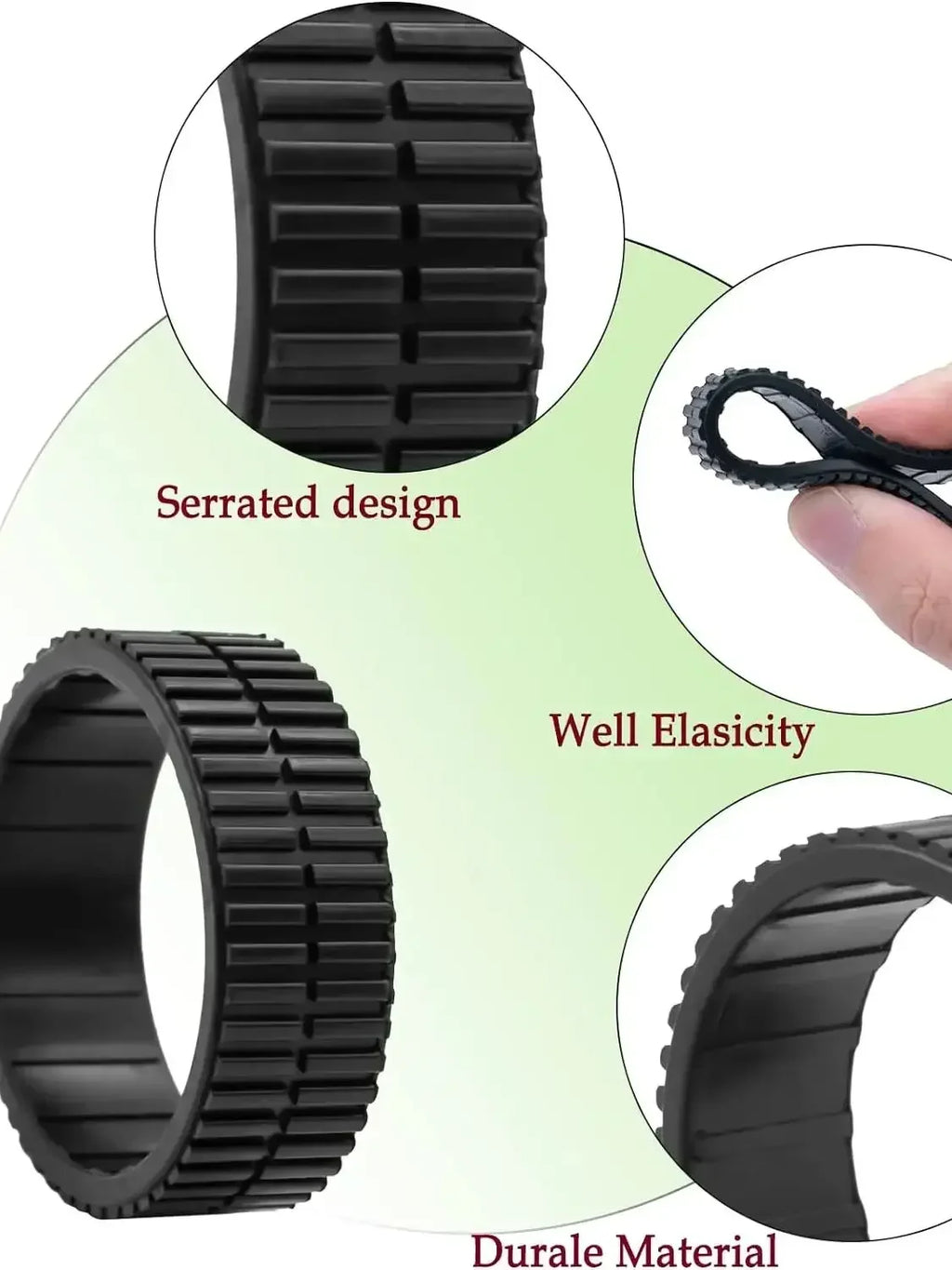 Anti-Slip Tires Replacement For IRobot Braava 390T/380T/375T