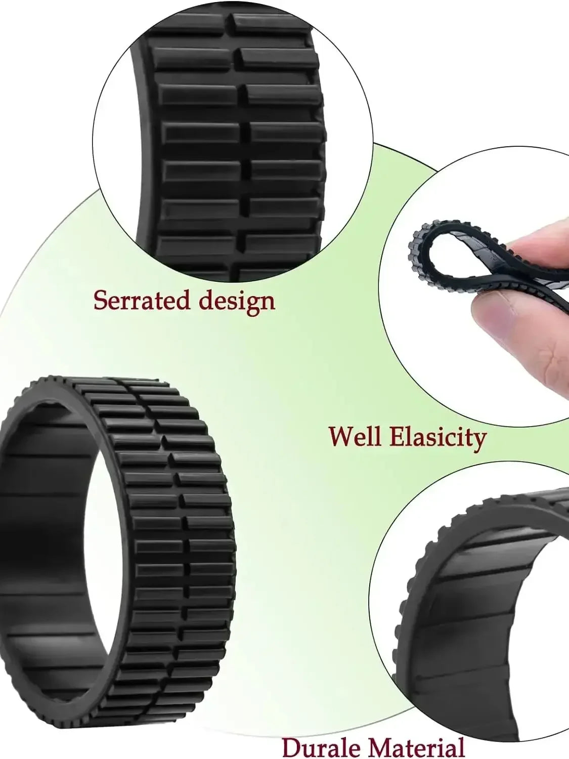 Anti-Slip Tires Replacement For IRobot Braava 390T/380T/375T