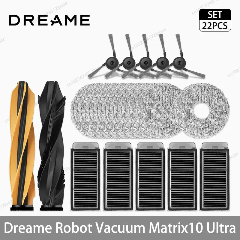 Dreame Matrix10 Ultra Robot Vacuum Cleaner Replacement Accessories Main Side Brush Hepa Filter Mop Cloth Dust Bag Parts Spare
