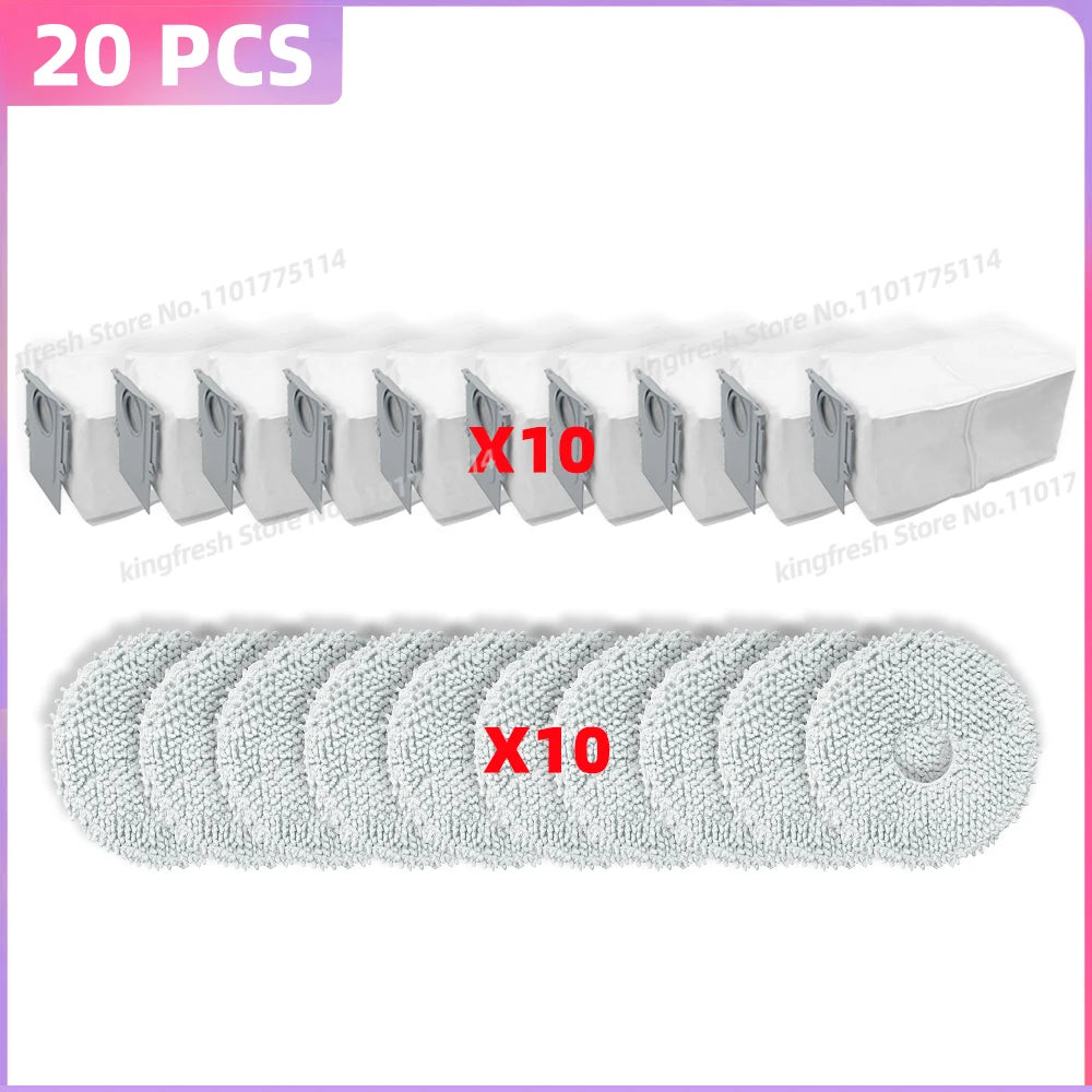Fit For ( Roborock Qrevo 5AE / Qrevo C / Qrevo C Pro ) Parts Main Side Brush Dust Bag Mop Cloth Filter
