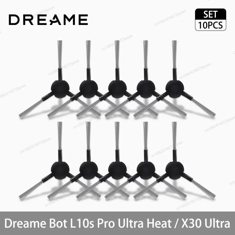 Dreame L10s Pro Ultra Heat / X30 Ultra Robot Vacuum Cleaner Accessories Main Side Brush Mop Cloth Hepa Filter Dust Bag Spare