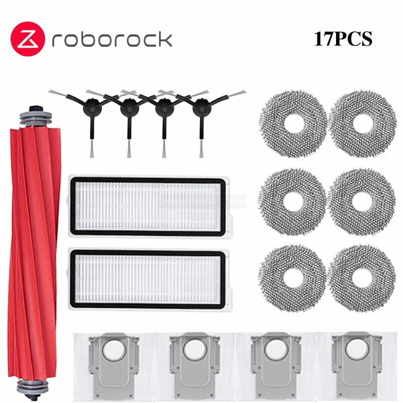 Roborock Q Revo MaxV/Q Revo S/Q Revo Pro Robot Vacuums Cleaner Accessory Dust Bag Main Side Brush HEPA Filter Mop Cloths Spare