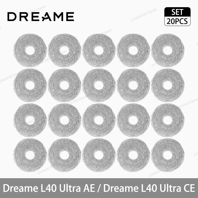 Dreame L40 Ultra AE / L40 Ultra CE Robot Vacuum Cleaner Accessories Main Side Brush Mop Cloth Hepa Filter Dust Bag Spare Parts