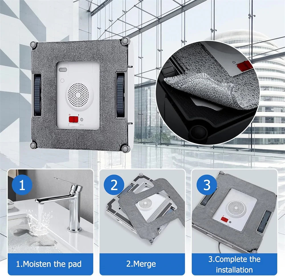 Cleaning Pads for Ecovacs Winbot W1/ W2s Pro/ W2 Omni /W960 