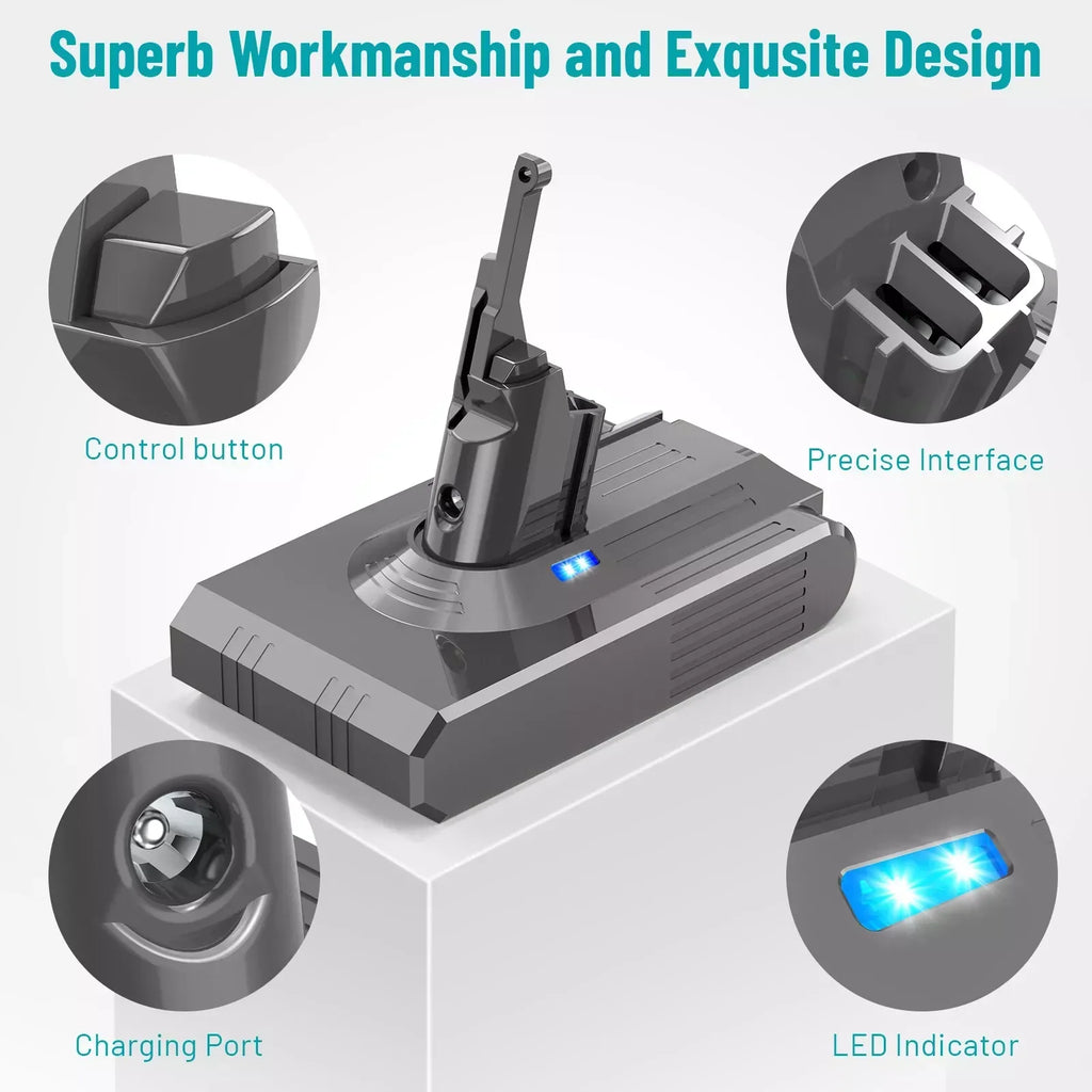 DHL 100% New Vacuum Cleaner Rechargeable Battery for Dyson V