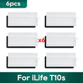 Compatible For iLife T10s Robot Vacuums Replacement Spare Parts Accessories Main Side Brush Hepa Filter Mop Cloth Wipe Dust Bag