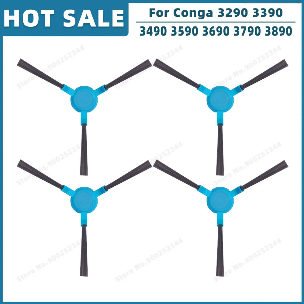 Compatible For Cecotec Conga 3290 3390 3490 3590 3690 3790 3890 Ultra Titanium Vital Parts Main Side brush Hepa Filter Mop Rag