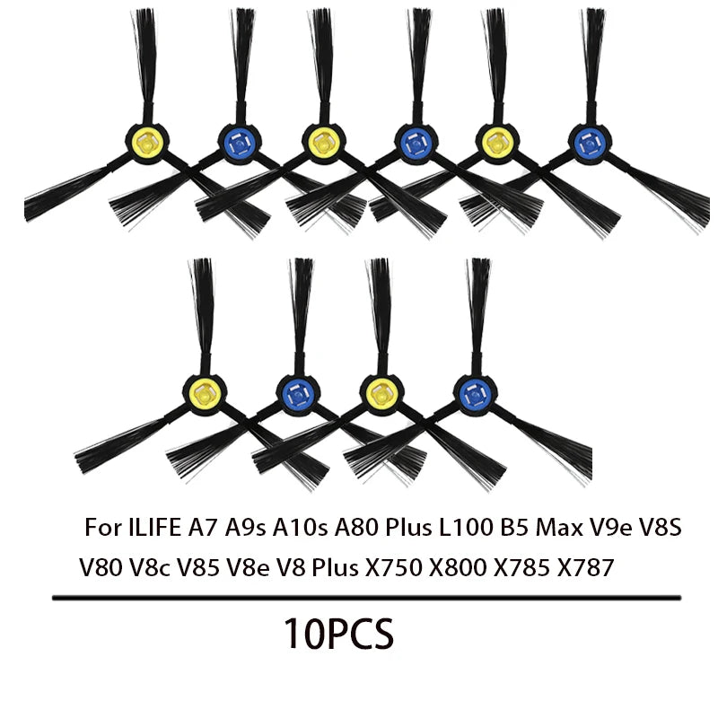 Side Brush For ILIFE A7 A9s A10s A80 Plus L100 B5 Max V9e V8S V80 V8c V85 V8e V8 Plus X750 X800 X785 X787 Vacuum Cleaner Spare