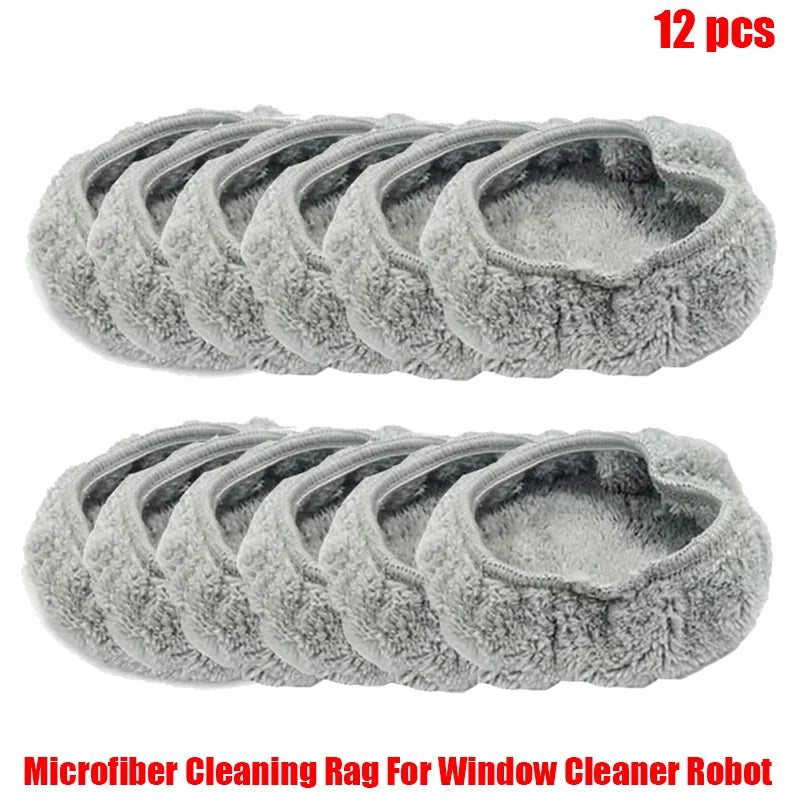Microfiber Cleaning Rag For Window Cleaner Robot Reusable 14.5cm Mops For Universal Round Robot Vacuum Cleaner Towel Dust Cloth