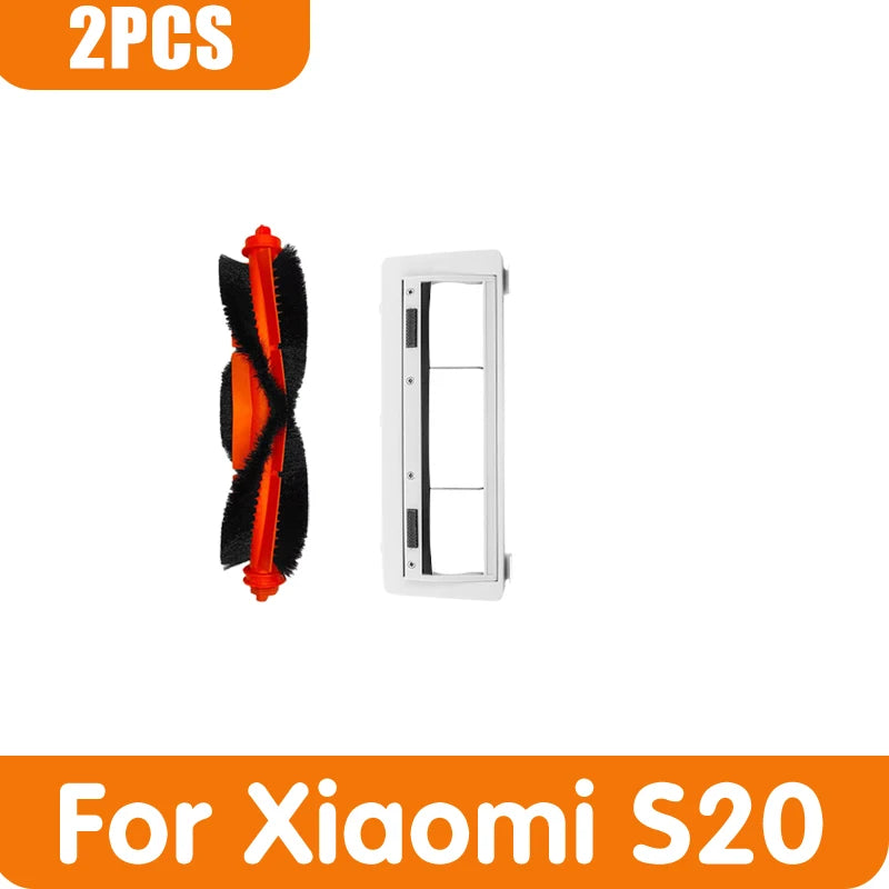 For Xiaomi Vacuum cleaner S20 / D106 E12 E10 B112 Accessories Replacement Main Side Brush Mop Cloth Filter Part