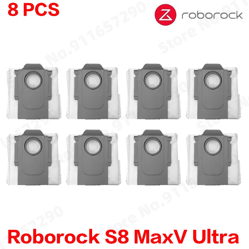 Roborock S8 MaxV Ultra Robot Vacuum Cleaner Accessories Mop Cloth Vacuum Bags Side Brush Filter Replaceable Spare Parts