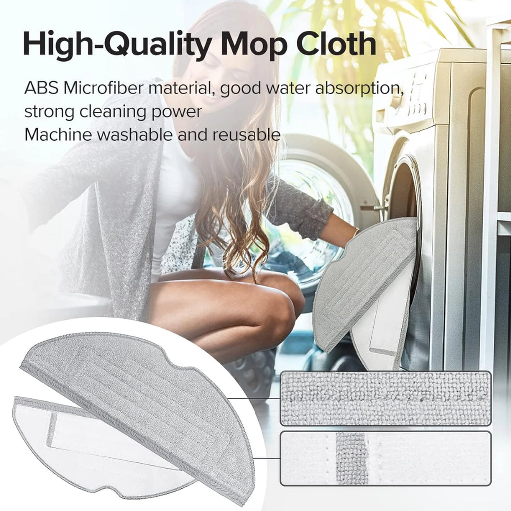 Original Roborock Accessories Mop Cloth 2 for Q8 Max Series 