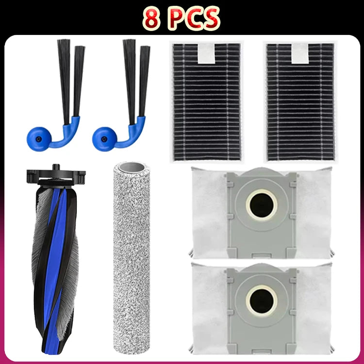 For Ecovacs Deebot T90 Pro Omni/T90 Omni Robot Vacuum Accessories Main Side Brush Filter Roller Mop Dust Bags Replacement Parts