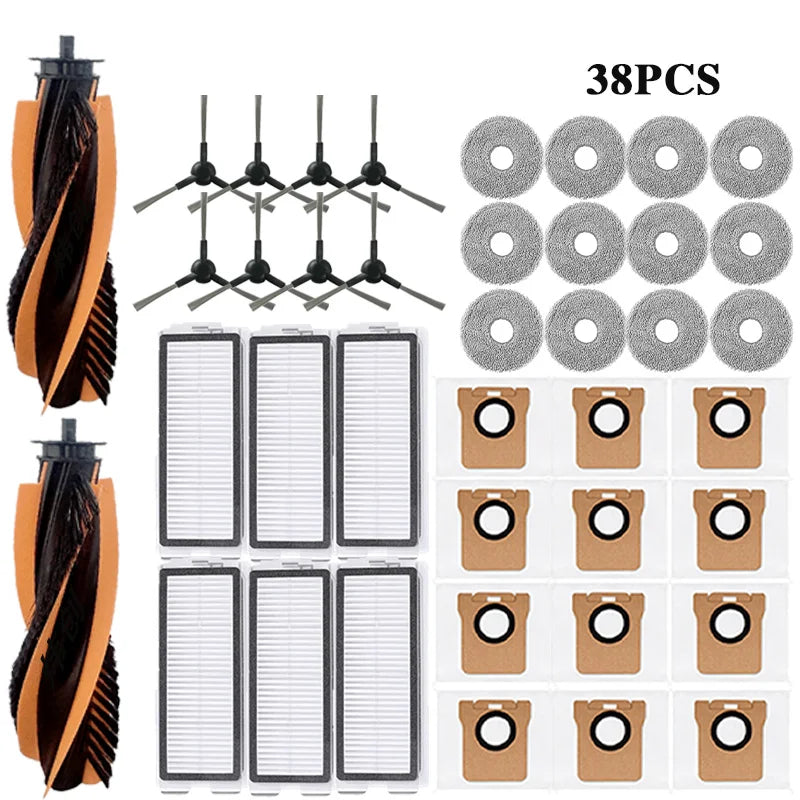 For JONR P20 PRO / T5 Pro Robot Vacuum Cleaner Accessories Main Side Brush Hepa Filter Mop Cloth Replacement