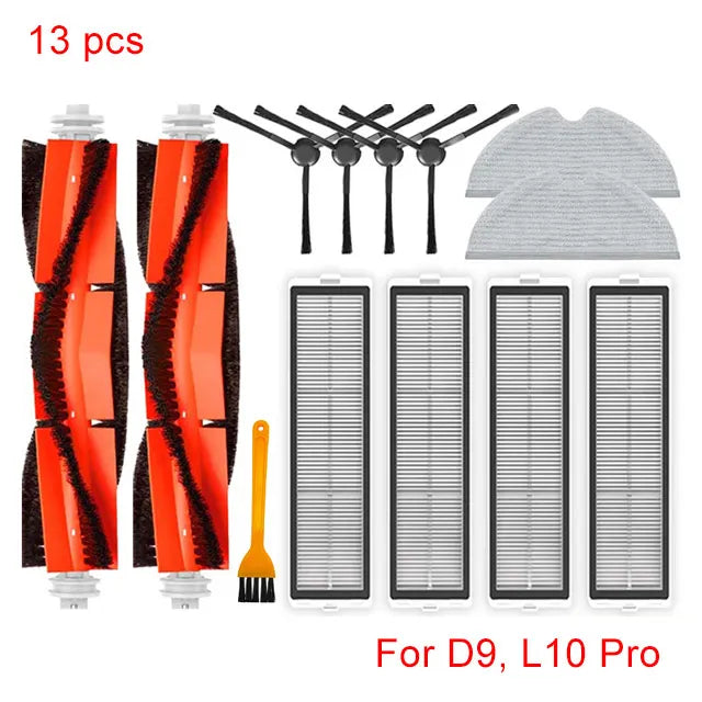 For Xiaomi Dreame D9 Dreame Bot L10 Pro Trouver Robot LDS Vacuum Finder Spare Parts Accessories Main Side Brush Mop Hepa Filter