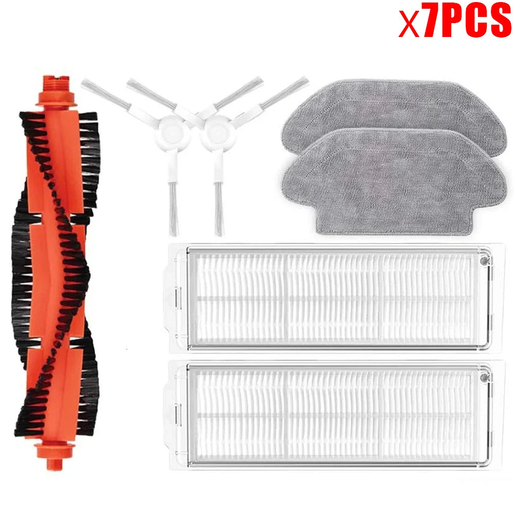 For Xiaomi Robot Vacuum S10 S12 T12 B106GL/Mop 2S XMSTJQR2S /3C B106CN Spare Parts Main Side Brush Filter Mop Replacement Parts