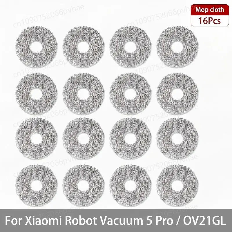 FIT For Xiaomi Robot Vacuum 5 Pro / OV21GL Cleaner Accessories Main Brush Side Brush Hepa Filter Mop Cloth Dust Bag Parts Spare