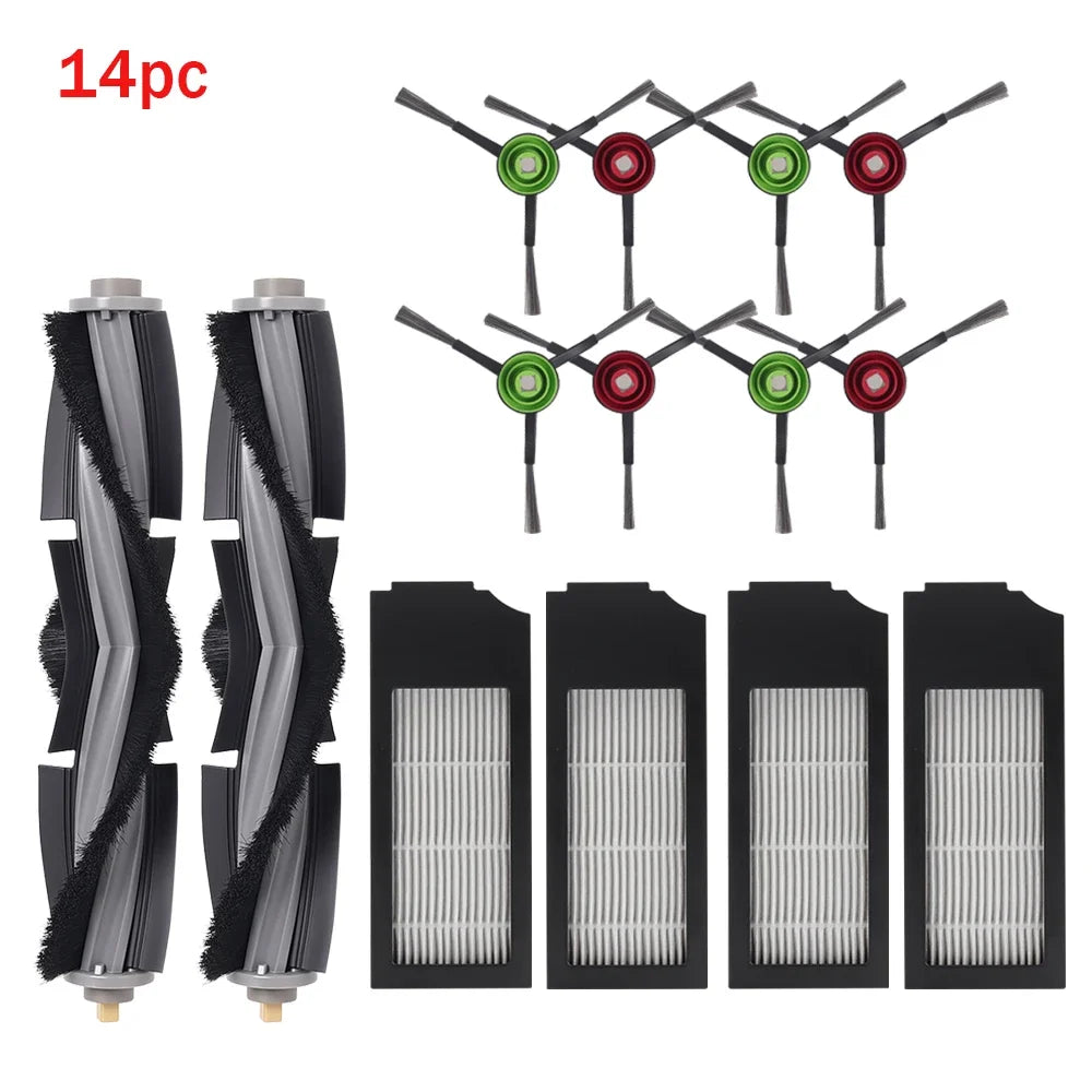 For Ecovacs Deebot T10 TURBO/OMNI/X1 TURBO/OMNI/X1S PRO Vacuum Cleaner Parts Filter Mop Dust Bag Main Side Brush Cover