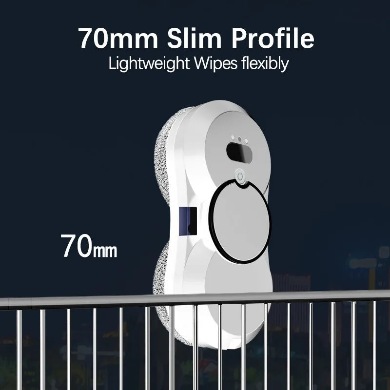 Water Spray Home Window Cleaning Robot With Tank Smart Windo