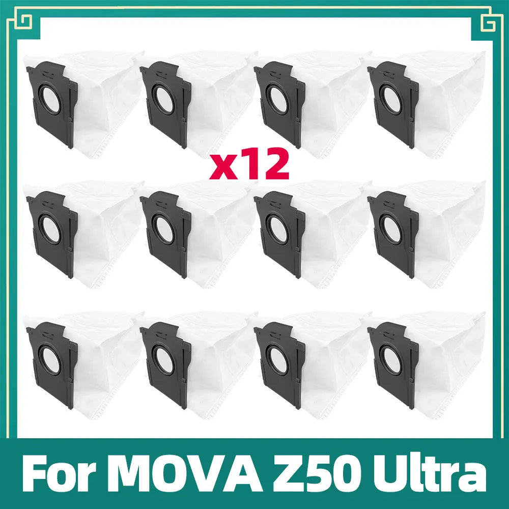 Fit For Mova Z50 Ultra Robot Vacuum Replacement Kits Main Side Brush HEPA Filter Dust Bag Accessories Parts