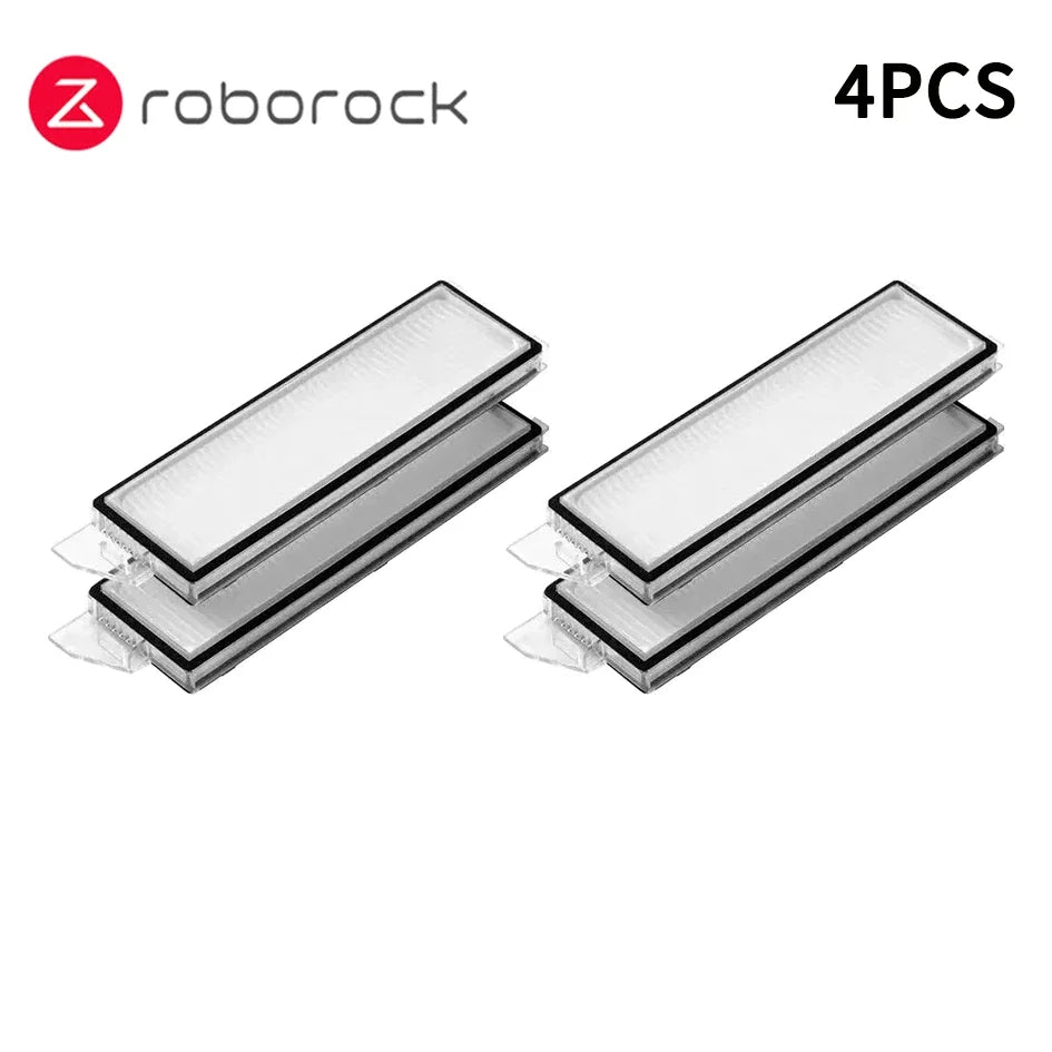New Roborock S8 MaxV Ultra Robot Vacuum Spare Parts Main Side Brushes Mop Cloths HEPA Filters Dust Bags Accessories