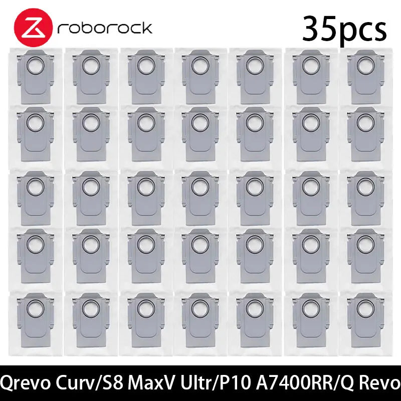 Roborock S8 MaxV Ultra / P10 A7400RR / Q Revo / Qrevo Pro / Qrevo MaxV / Qrevo S / Qrevo Plus Robot Vacuum Dust Bags Accessories