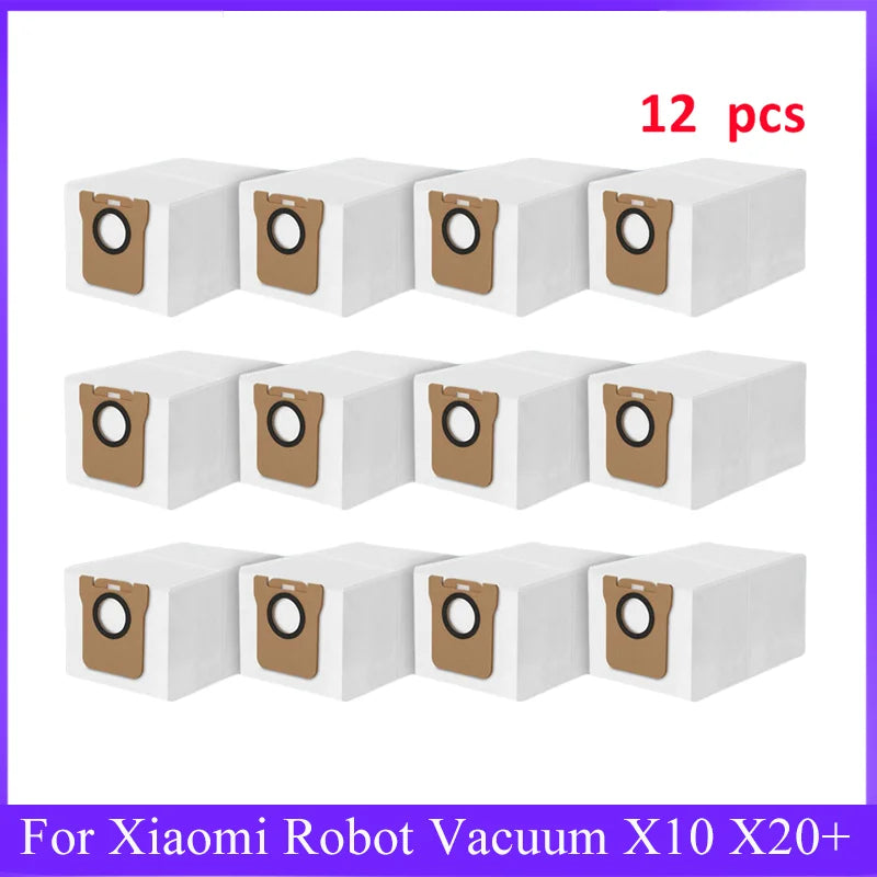 For Xiaomi Robot Vacuum X10 / X10+ / X20+ / X20 Pro / X20 Max / M30 / M30 Pro / M30S / M40 / B116 / C102C Dust Bag Accessories