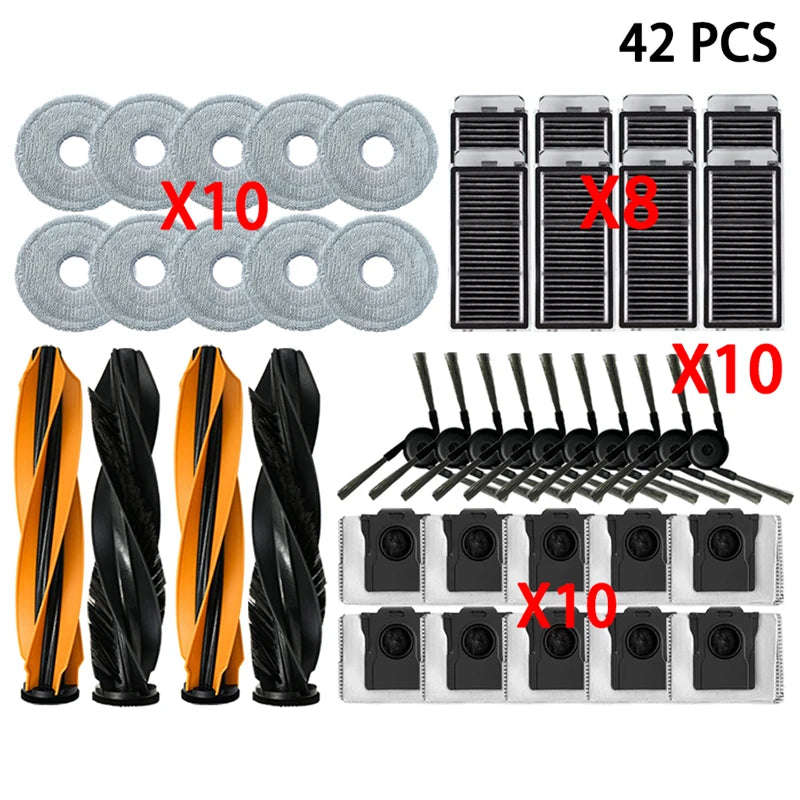 For Dreame L50 Pro Ultra Robot Vacuum Cleaner Replacement Accessories Main Side Brush Mop Cloth Hepa Filter Dust Bag Parts Spare