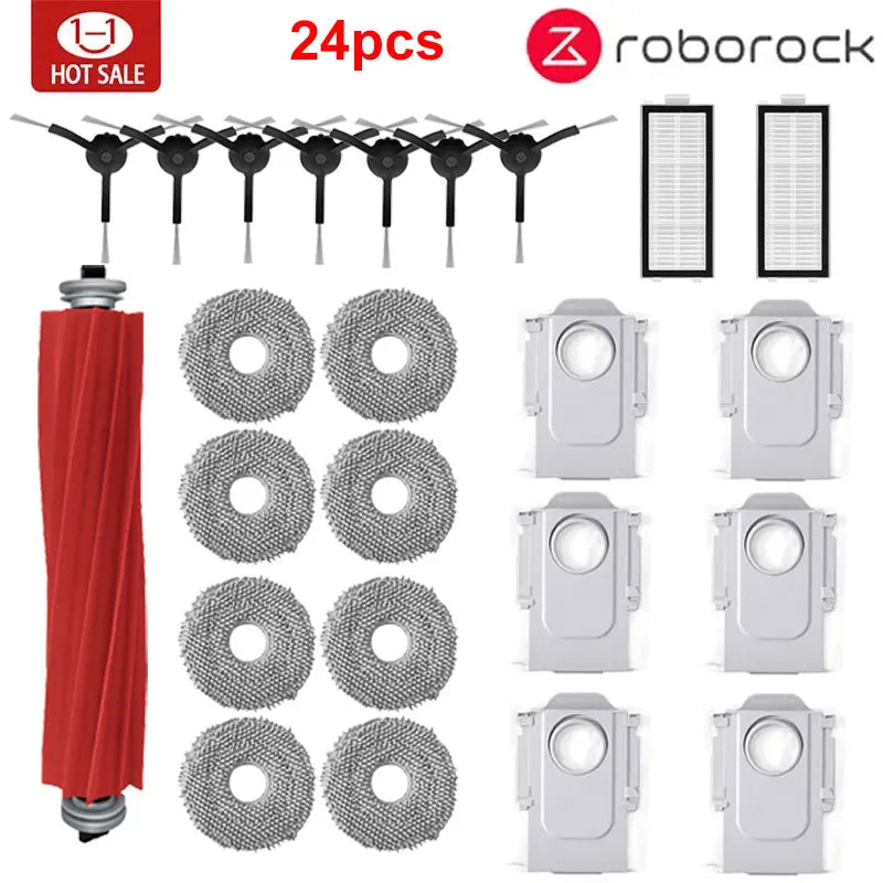 Roborock Q Revo MaxV/Q Revo S/Q Revo Pro Accessory Robot Vacuum Cleaner Dust Bag Main Side Brush HEPA Filter Mop Cloths Spare