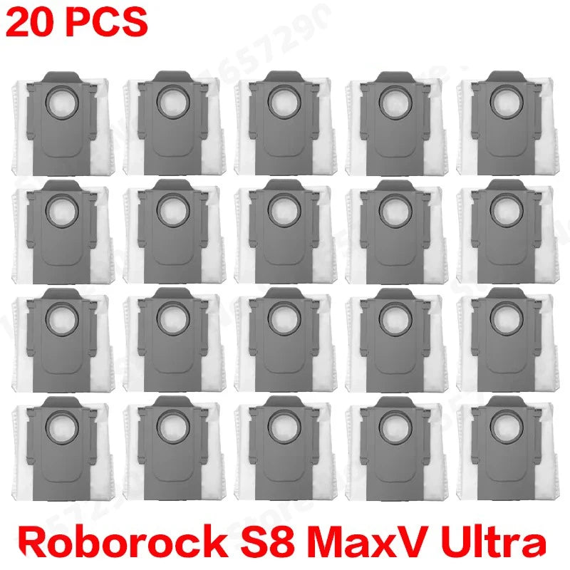 Roborock S8 MaxV Ultra Robot Vacuum Cleaner Accessories Mop Cloth Vacuum Bags Side Brush Filter Replaceable Spare Parts