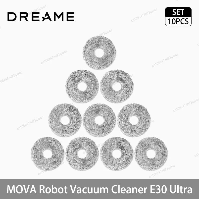 For MOVA E30 Ultra Robot Vacuum Cleaner Replacement Accessories Main Side Brush Mop Cloth HEPA Filter Dust Bag Spare Parts