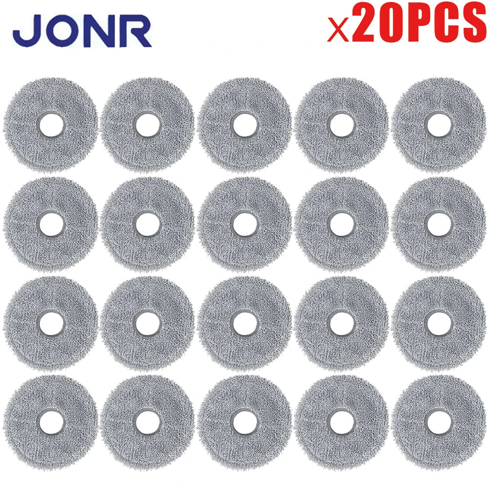 Spare Parts For JONR P20 PRO/T5 Pro Robot Vacuum Cleaner Main Side Brush Hepa Filter Mop Cloth Mop Pad Dust Bag Replacement