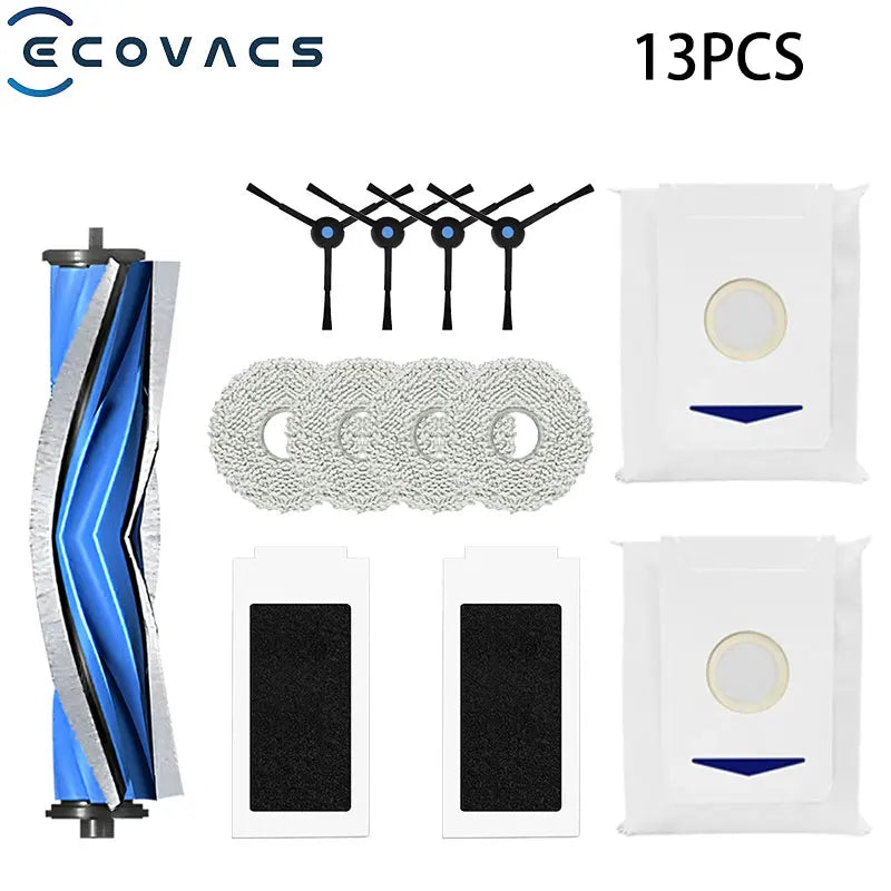 Fit For Ecovacs T30 Pro Omni / T30 OMNI YEEDI M12 ULTRA PLUS / M12 Pro+ Parts Main Roller Side Brush Filter Dust Bag Mop Cloth