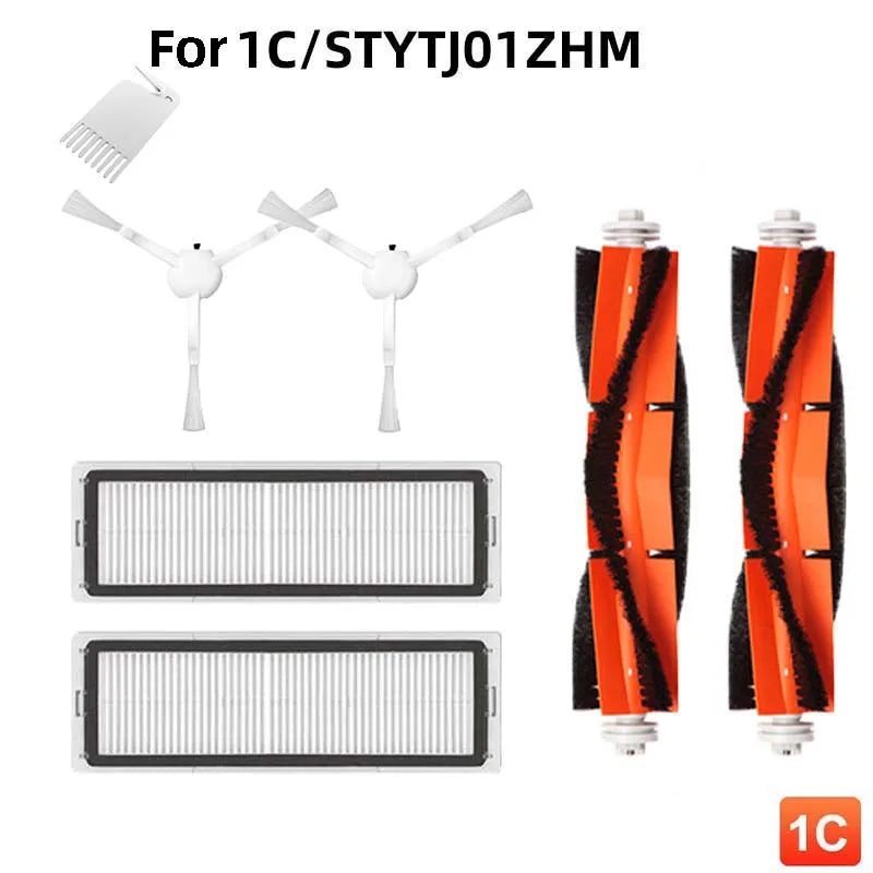 For Xiaomi Mijia 1C STYTJ01ZHM Side Main Brush Water Tank Mop Cloth HEPA Filter Parts Kit Robot Vacuum Cleaner Accessories