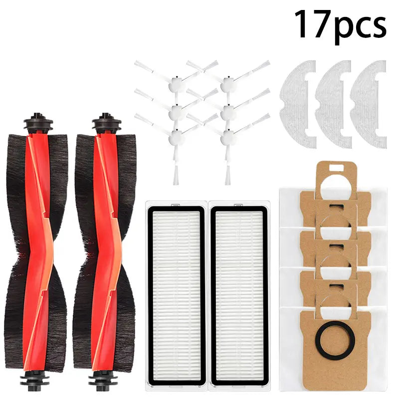 For Xiaomi Robot Vacuum X10 Robot Vacuum Cleaner Parts Replacement Main Side Brush Hepa Filter Mop Cloth Dust Bag Accessories